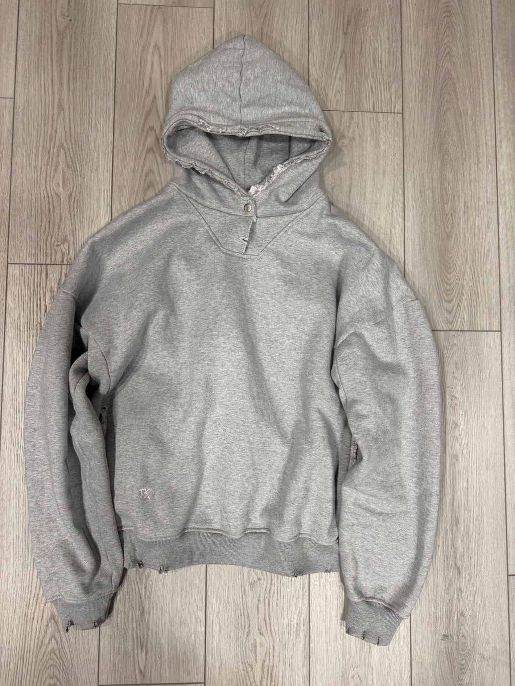 Button Hoodie (Grey)